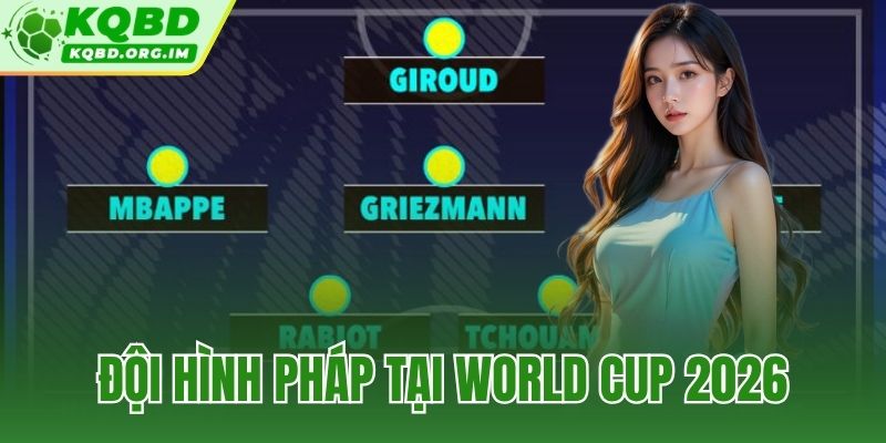 đội hình Pháp tại World Cup 2026