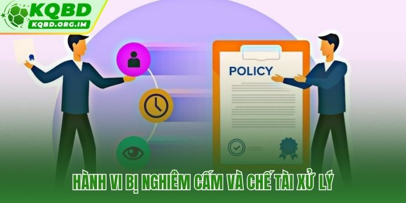 Các vi phạm điều khoản sử dụng và chế tài xử lý ba cấp độ