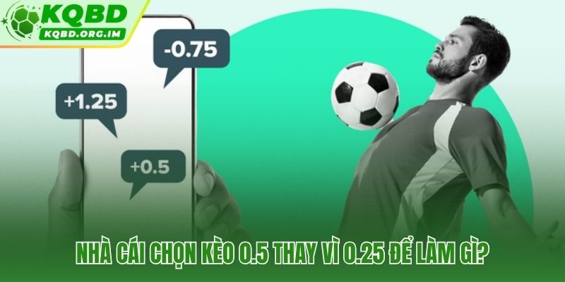Tín hiệu định giá nhà cái ẩn sau mức chấp 0.5 châu Á